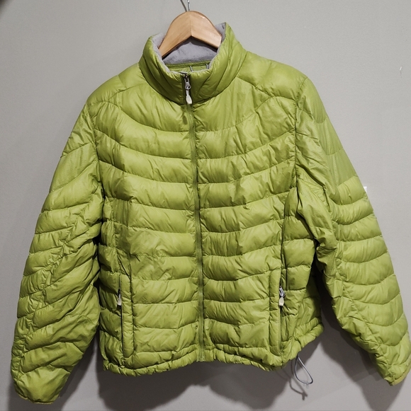 Lands' End Other - Lands’ End Youth Thermo Packable Puffer Jacket, Lime Green, Size 18-20 xl